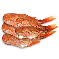 Rotbarsch o/Kopf gesalzen und getr. 4kg Karton,(Sebastes...